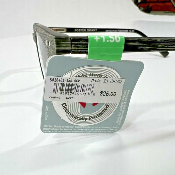 NWT Foster Grant ez2c Designer Women's Reading Glasses +1.50 Conrad $25 Retail - Picture 3 of 6